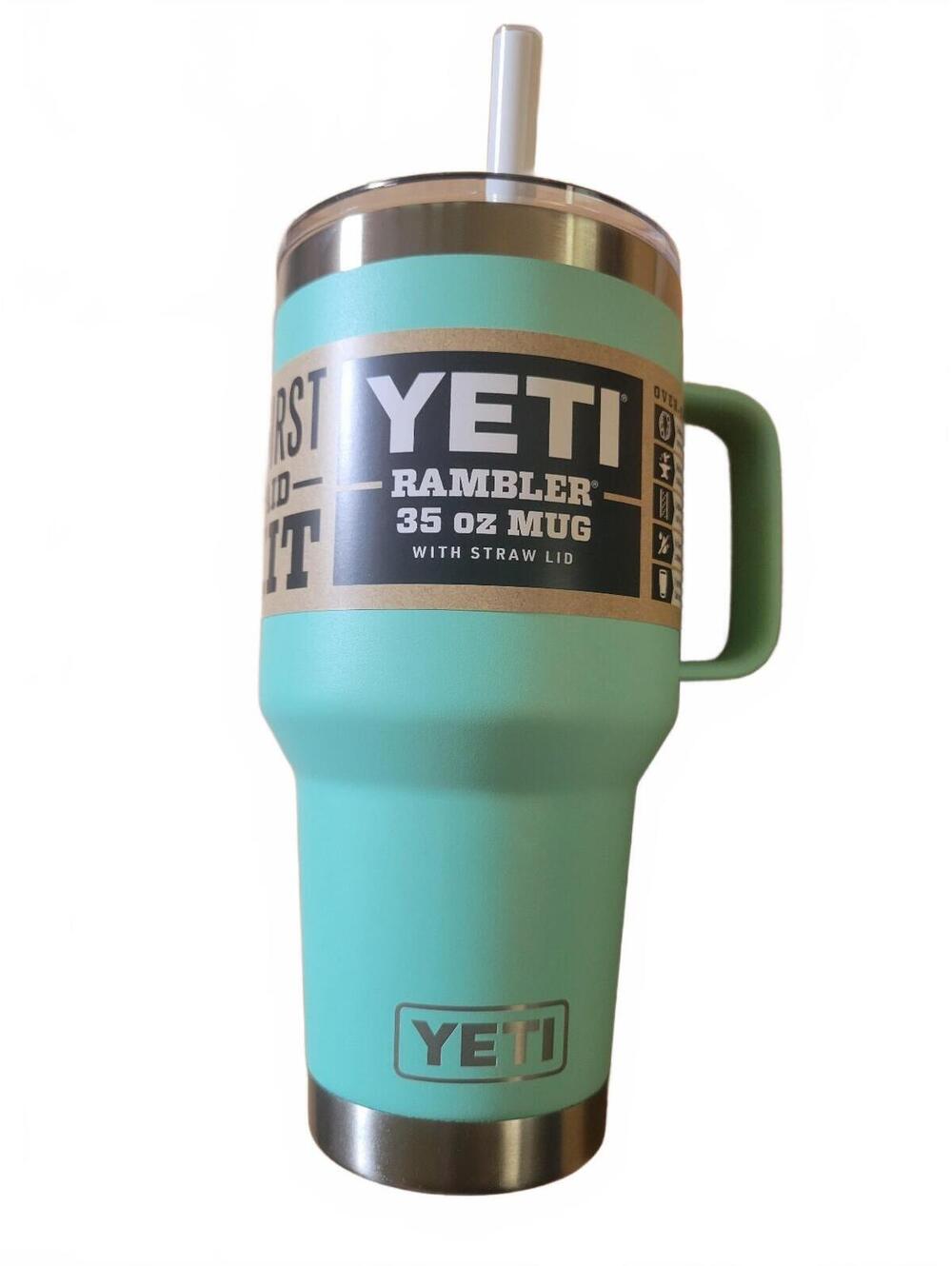 *NEW* YETI Rambler 35 oz Mug with Straw Lid - Seafoam Green